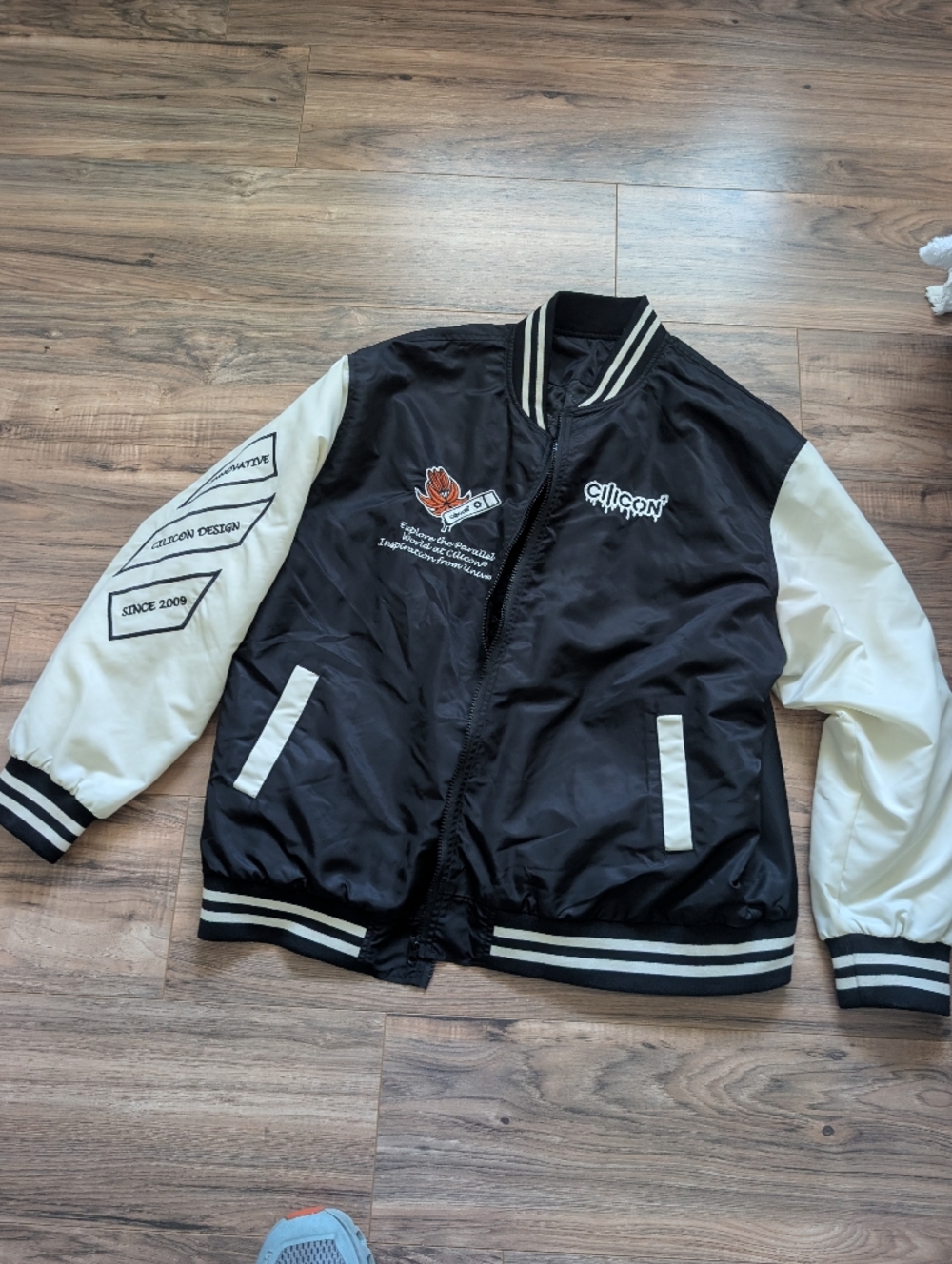 Cilicon Custom Bomber Jacket Marijuana Graphic Rare Men’s